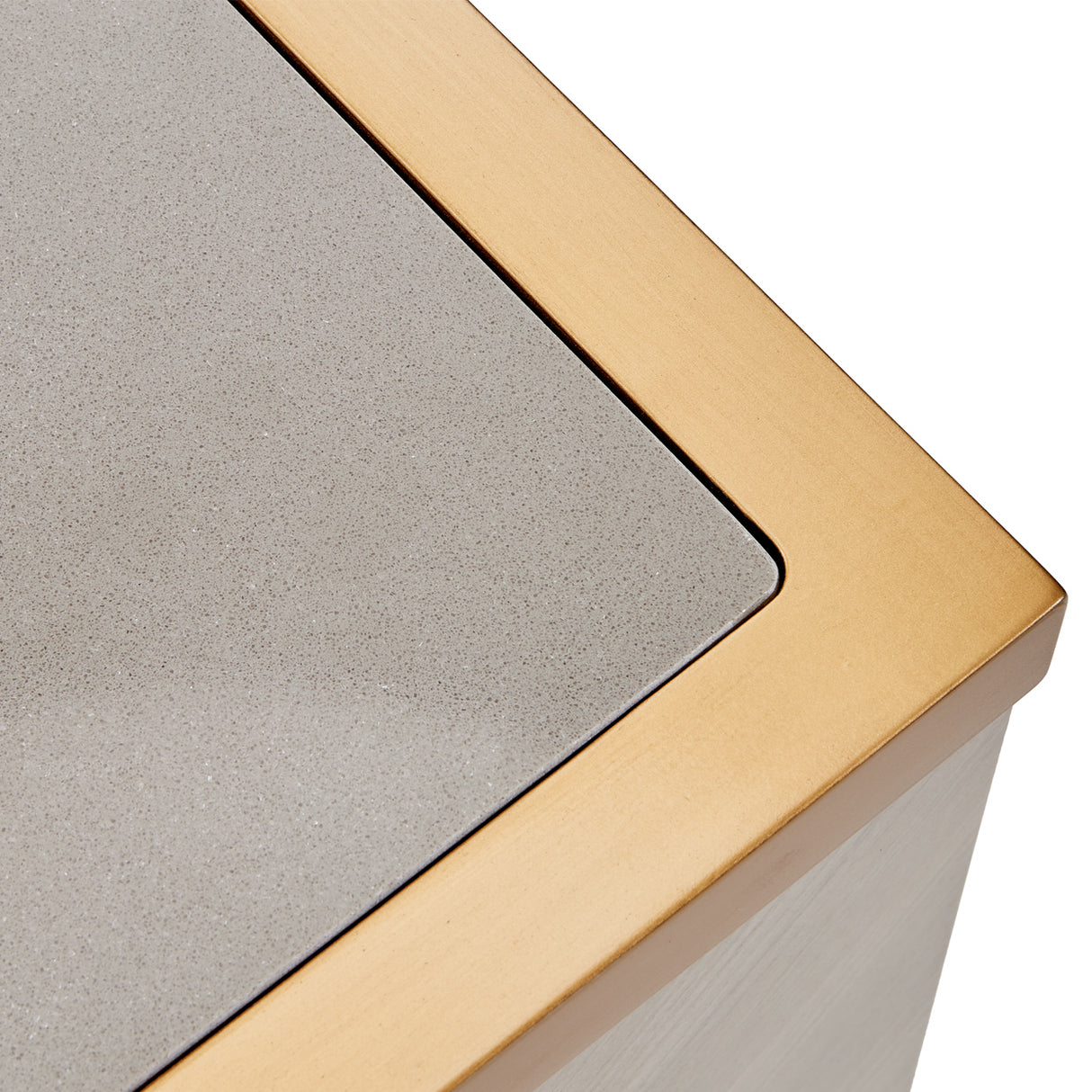 St. Charles Dove Gray 3-drawer Nightstand from Michael Amini - Luna Furniture