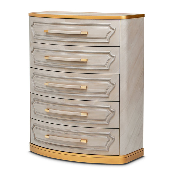 St. Charles Dove Gray Highboy Chest
