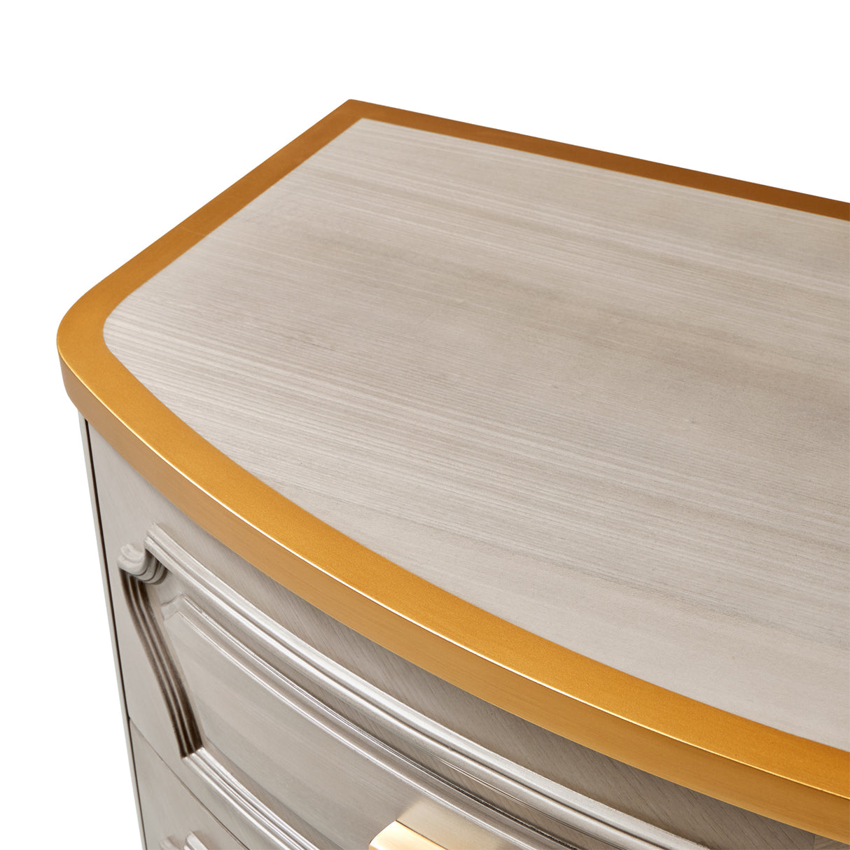 St. Charles Dove Gray Highboy Chest from Michael Amini - Luna Furniture