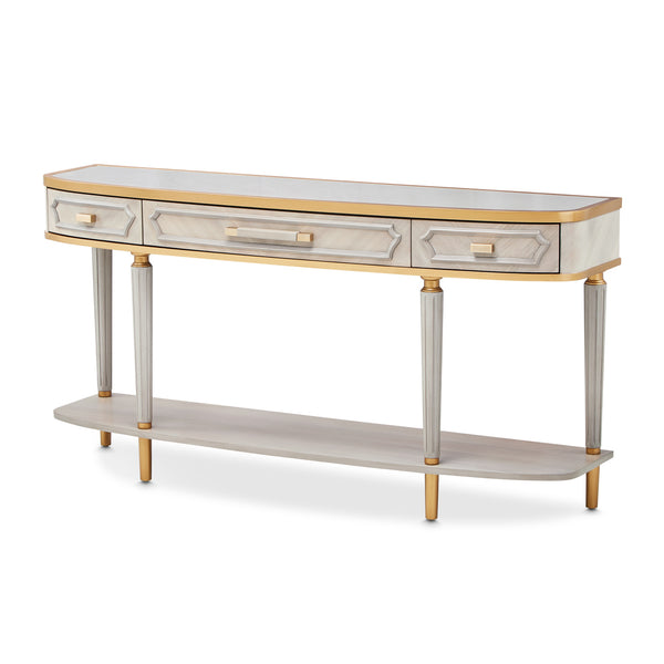 St. Charles Dove Gray Console Table