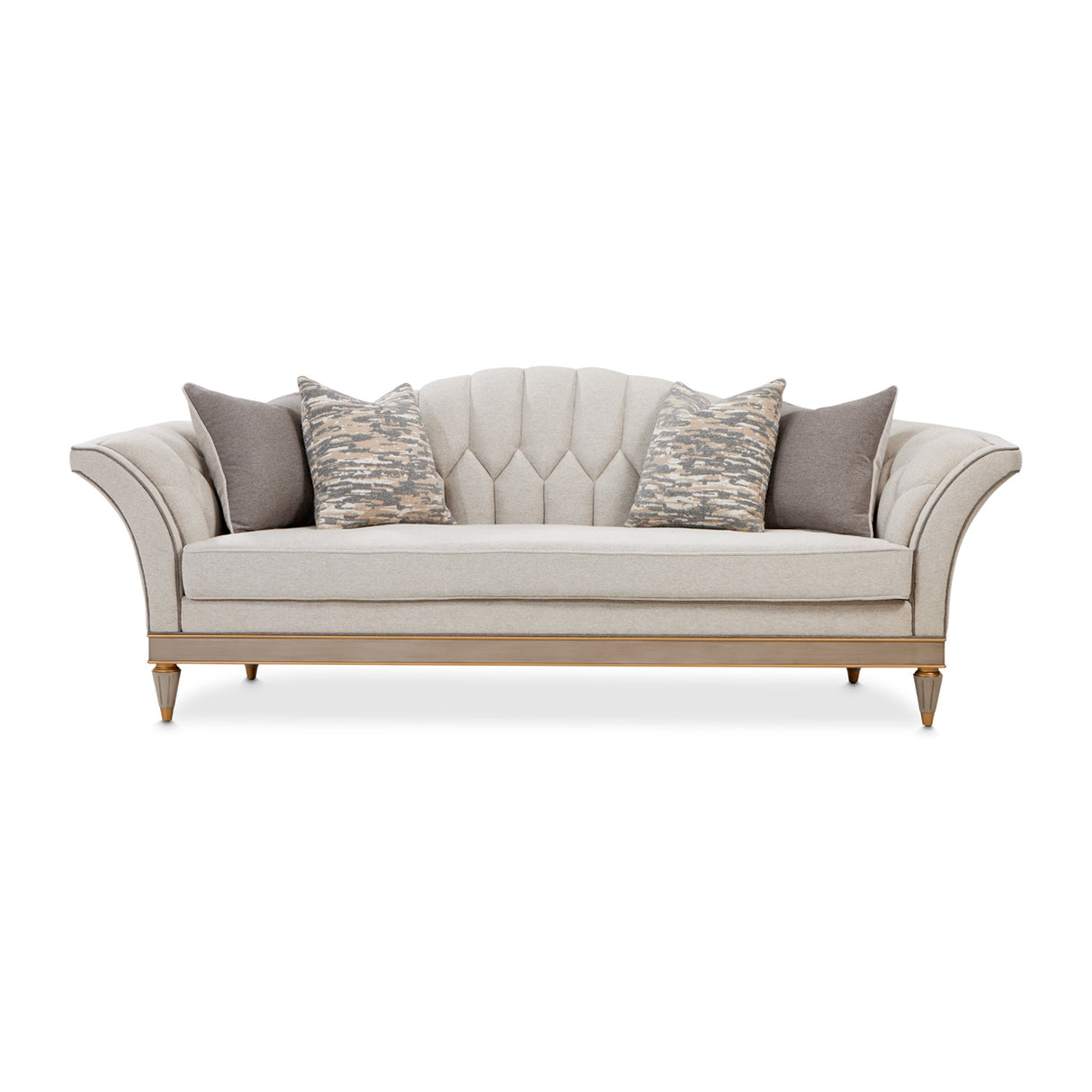 St. Charles Dove Gray Sofa from Michael Amini - Luna Furniture