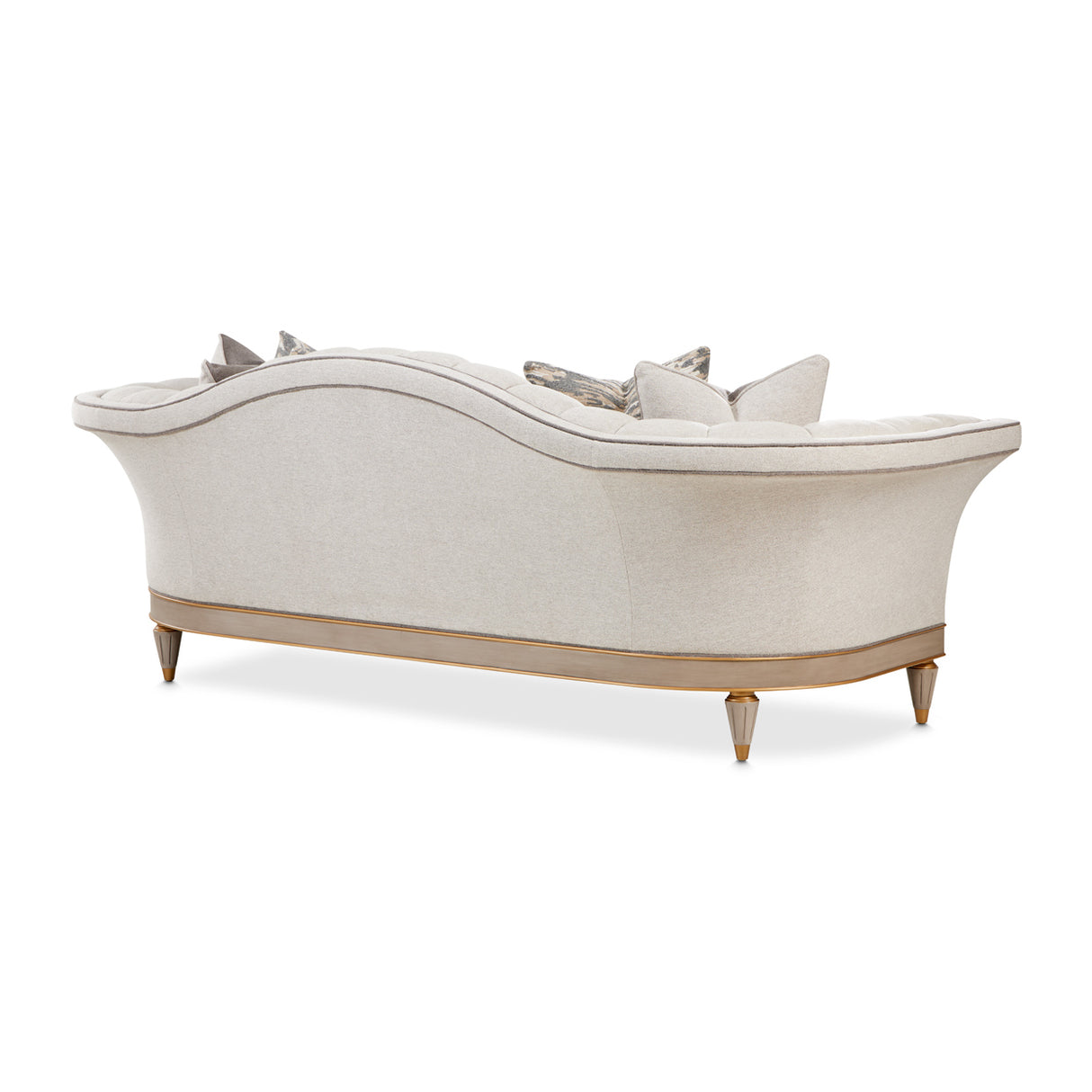 St. Charles Dove Gray Sofa from Michael Amini - Luna Furniture