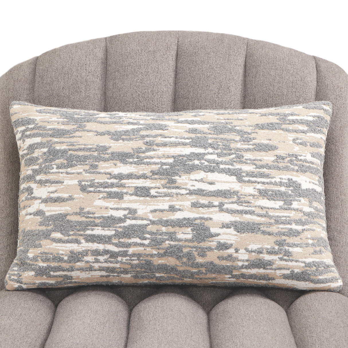 St. Charles Dove Gray Chaise from Michael Amini - Luna Furniture