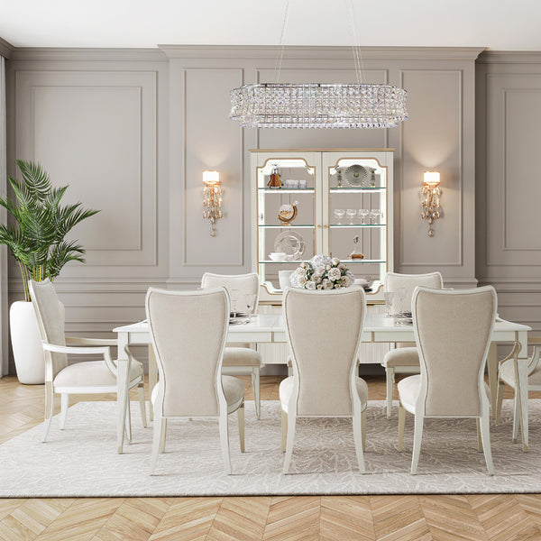 La Marisia Creamy Pearl Rectangular Dining Table