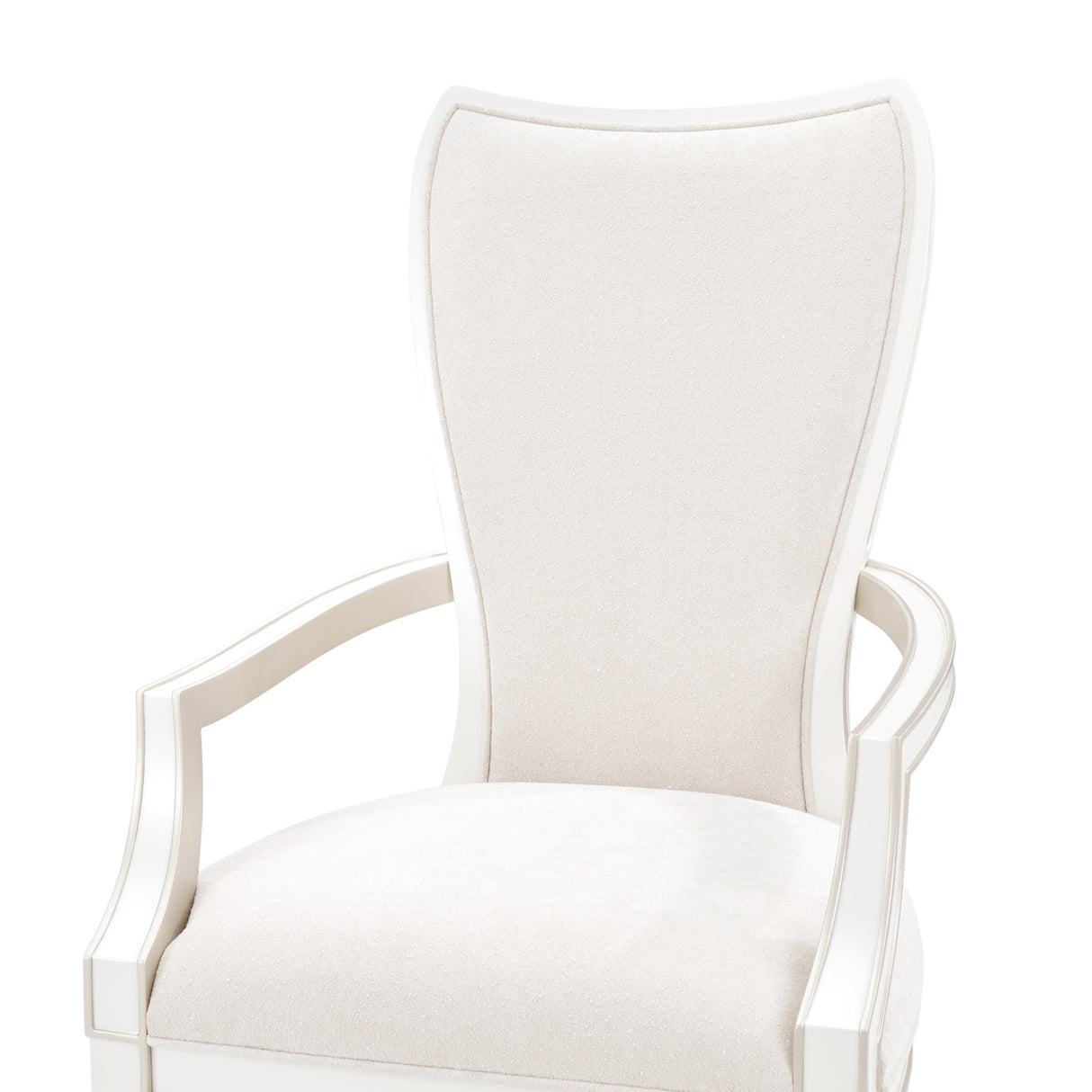 La Marisia Creamy Pearl Dining Arm Chair from Michael Amini - Luna Furniture