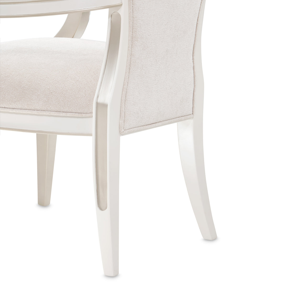 La Marisia Creamy Pearl Dining Arm Chair from Michael Amini - Luna Furniture