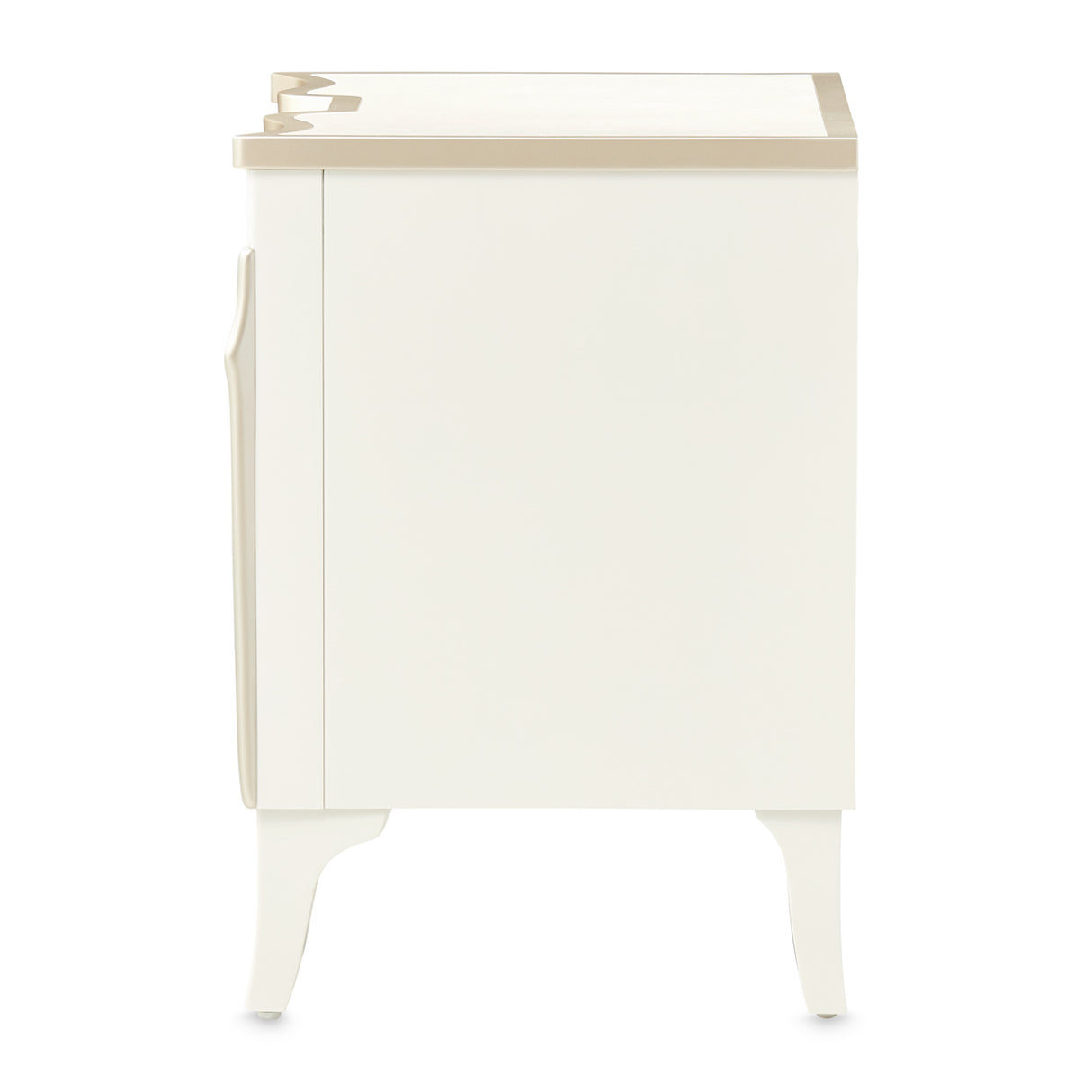 La Marisia Creamy Pearl Nightstand from Michael Amini - Luna Furniture