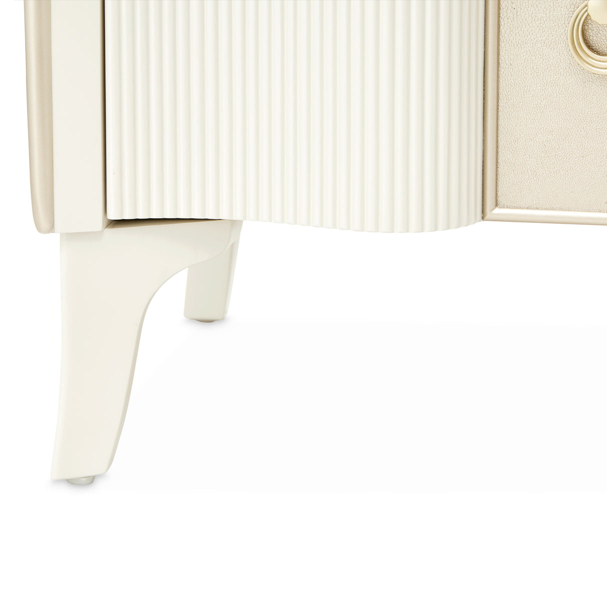 La Marisia Creamy Pearl Nightstand from Michael Amini - Luna Furniture