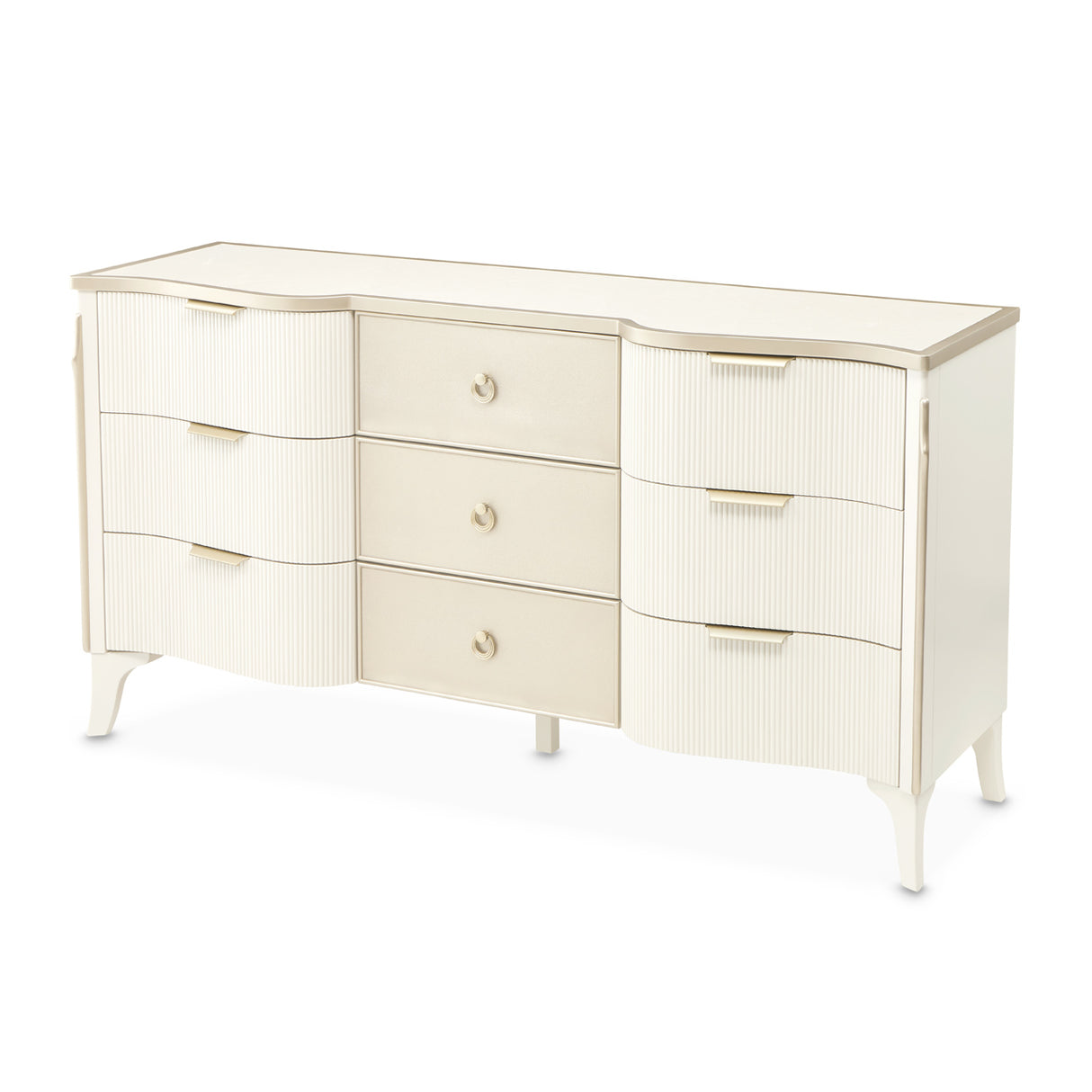 La Marisia Creamy Pearl Dresser from Michael Amini - Luna Furniture