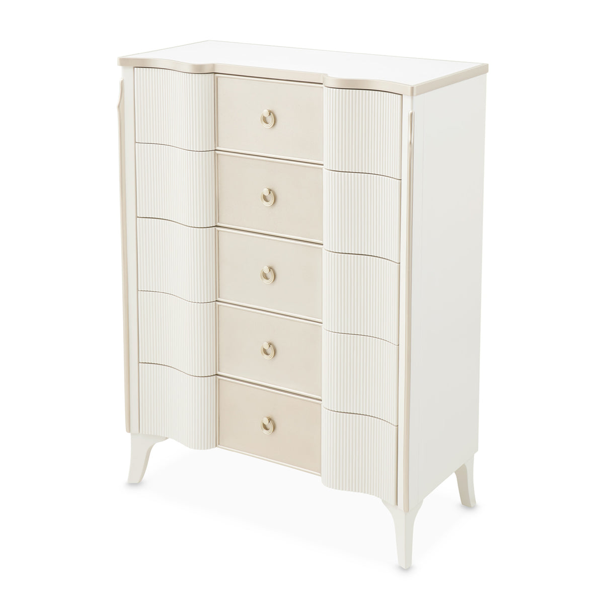 La Marisia Creamy Pearl Chest from Michael Amini - Luna Furniture