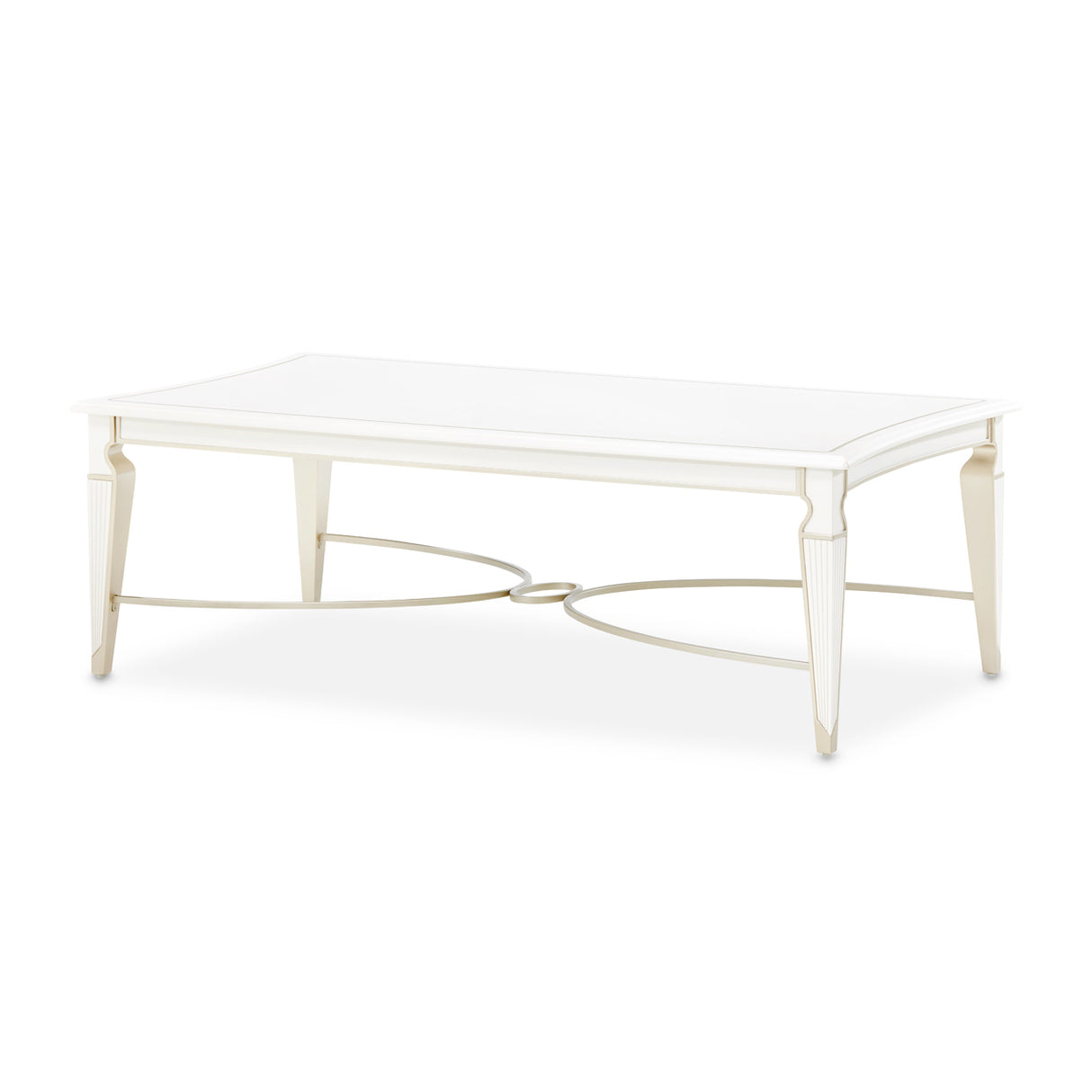 La Marisia Creamy Pearl Cocktail Table from Michael Amini - Luna Furniture