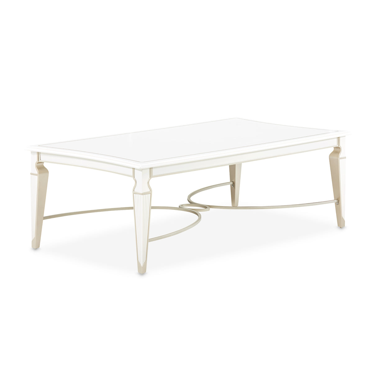 La Marisia Creamy Pearl Cocktail Table from Michael Amini - Luna Furniture
