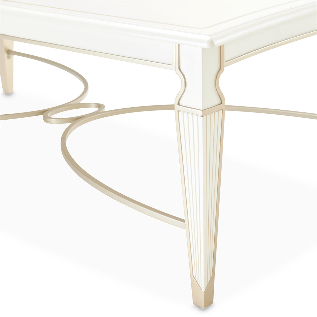 La Marisia Creamy Pearl Cocktail Table from Michael Amini - Luna Furniture