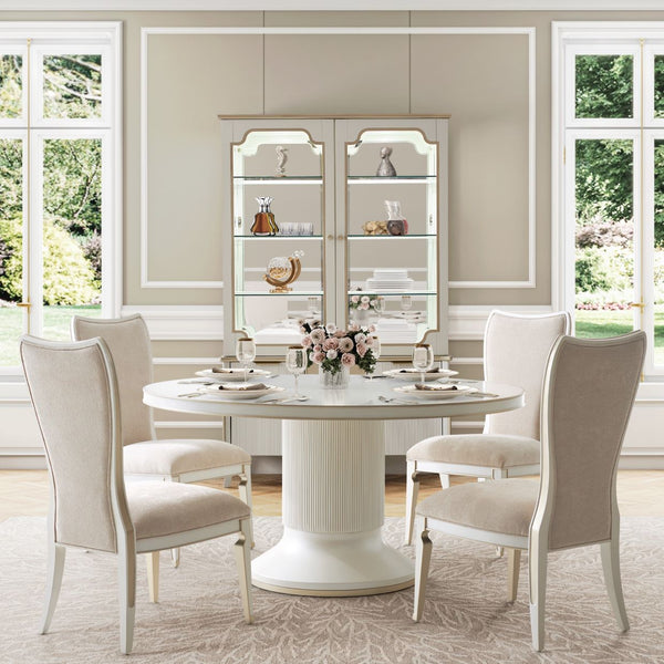 La Marisia Creamy Pearl Display Cabinet