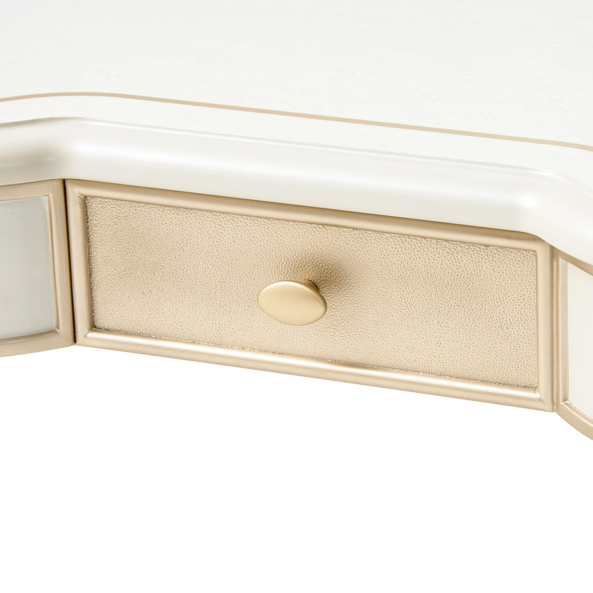 La Marisia Creamy Pearl Console Table from Michael Amini - Luna Furniture