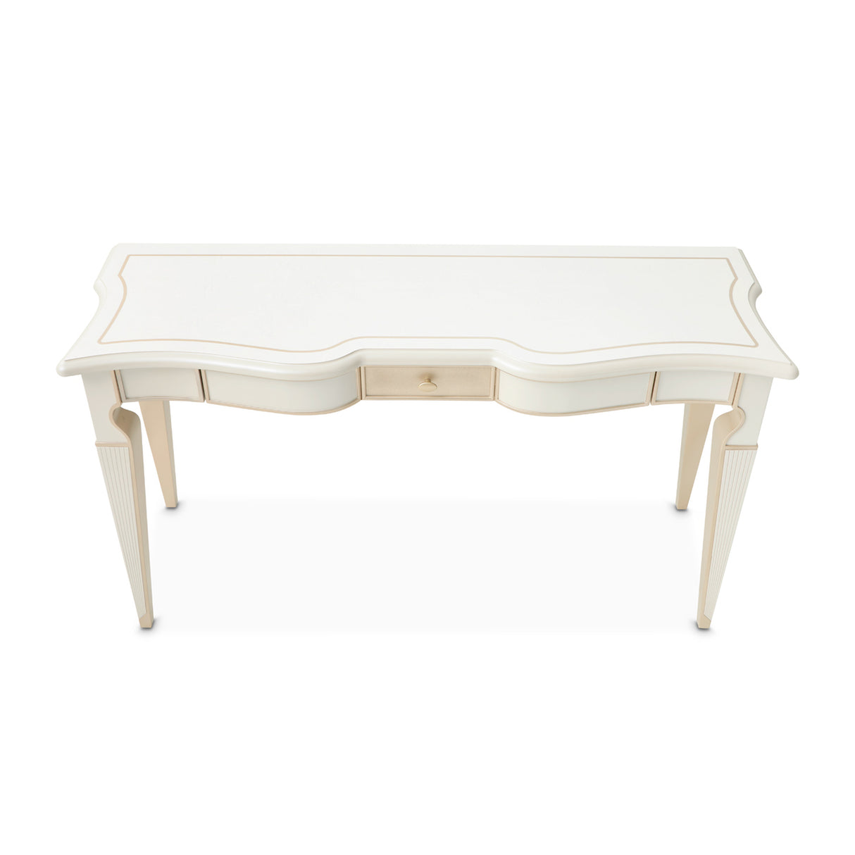 La Marisia Creamy Pearl Console Table from Michael Amini - Luna Furniture