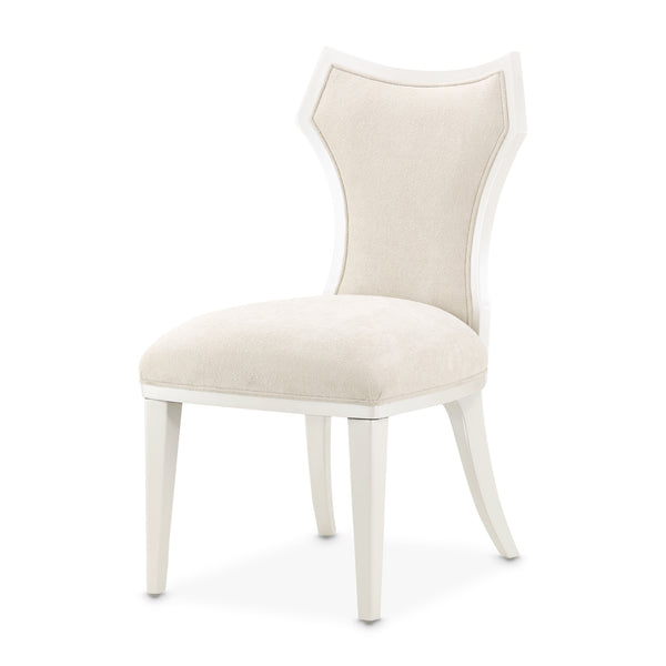 La Marisia Creamy Pearl Vanity Chair
