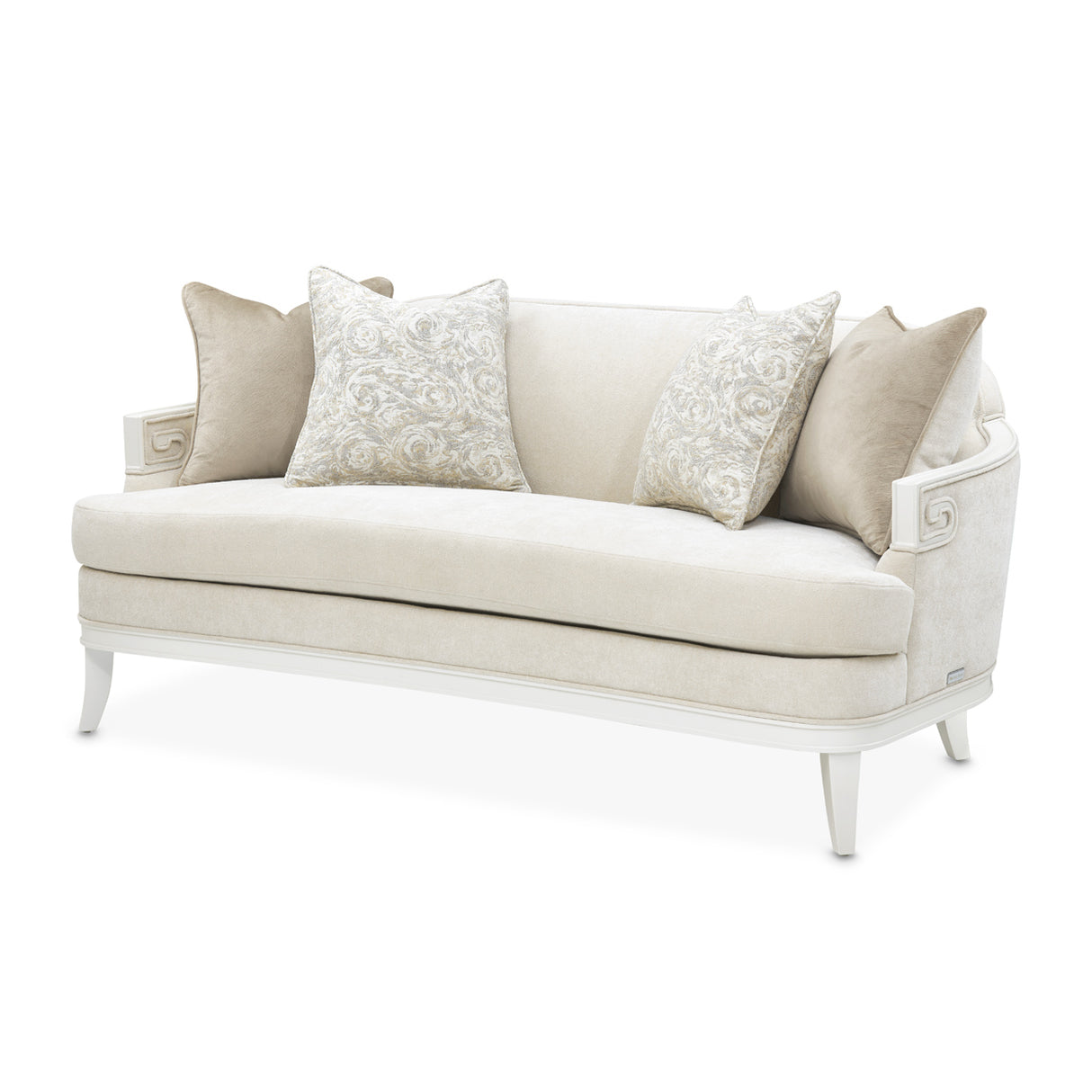La Marisia Light Champagne Loveseat from Michael Amini - Luna Furniture