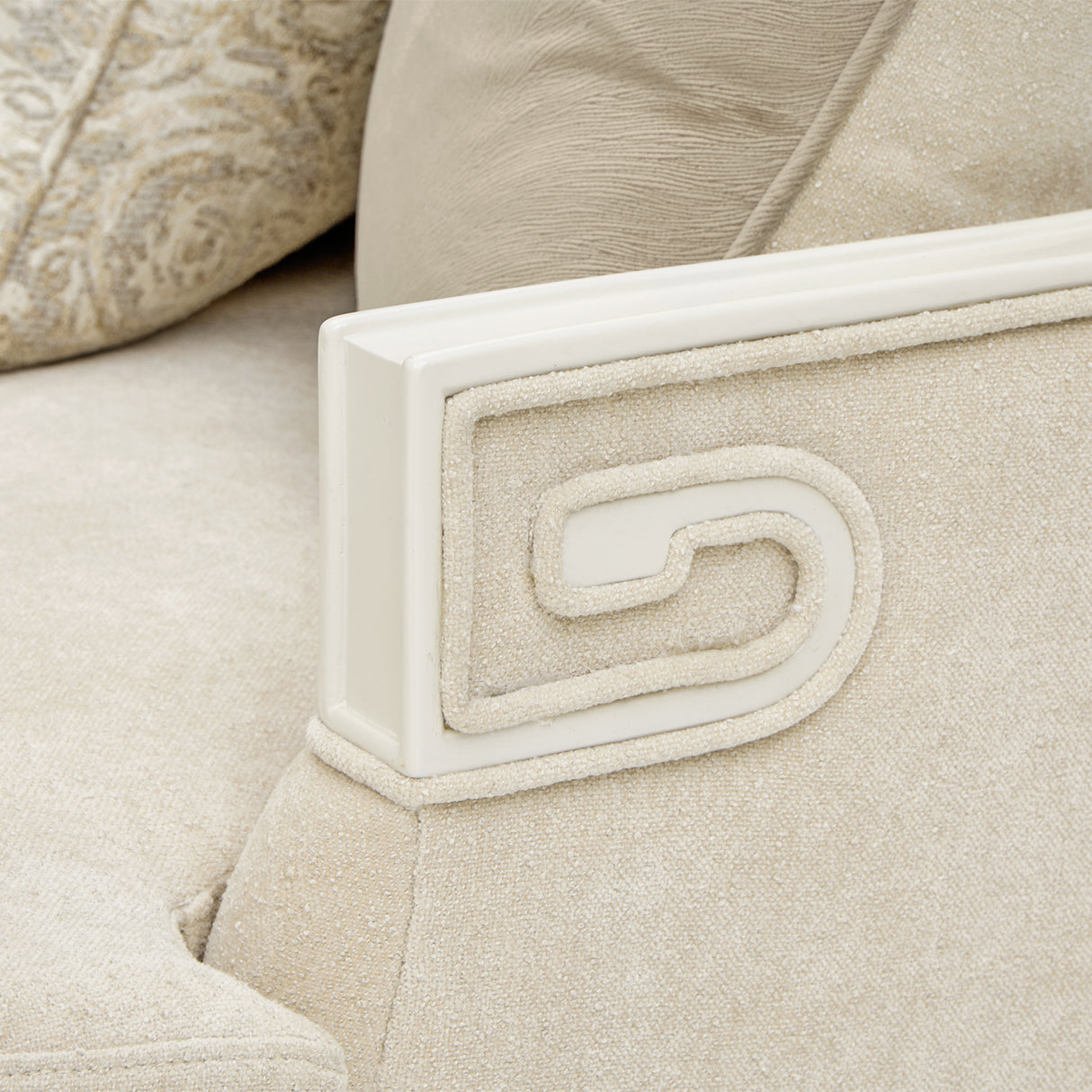 La Marisia Light Champagne Loveseat from Michael Amini - Luna Furniture