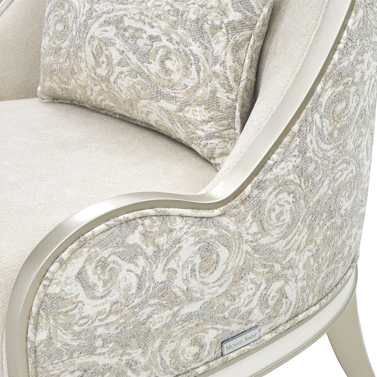 La Marisia Light Champagne Accent Chair from Michael Amini - Luna Furniture