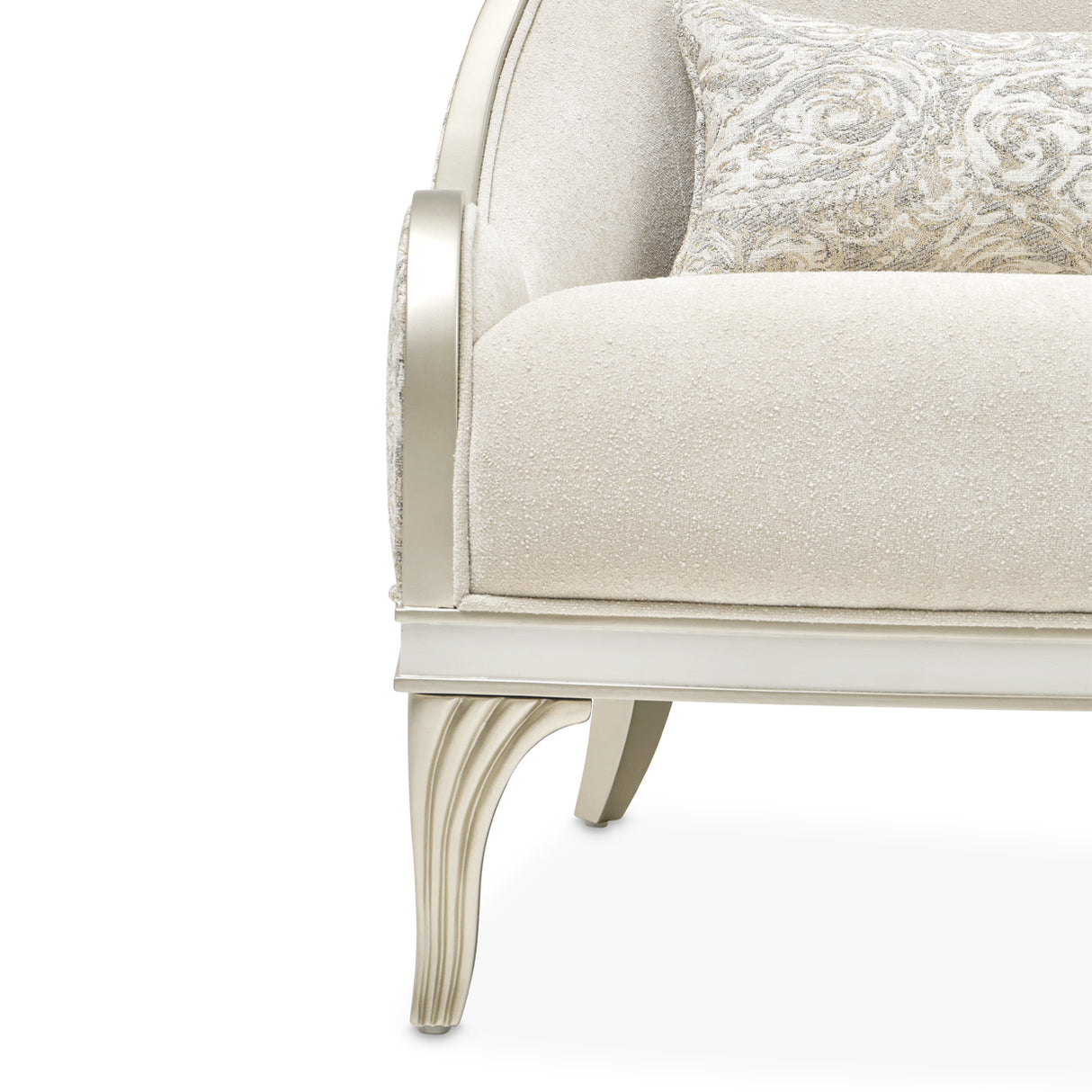La Marisia Light Champagne Accent Chair from Michael Amini - Luna Furniture