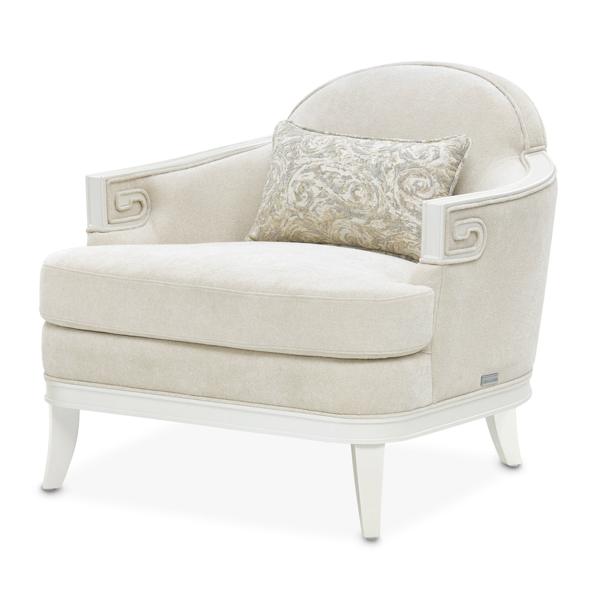 La Marisia Light Champagne Matching Accent Chair from Michael Amini - Luna Furniture