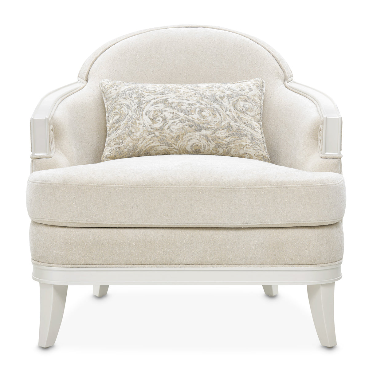 La Marisia Light Champagne Matching Accent Chair from Michael Amini - Luna Furniture