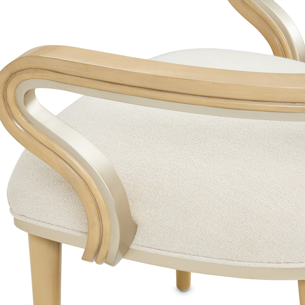Camellia Field Caramel Dining Arm Chair from Michael Amini - Luna Furniture
