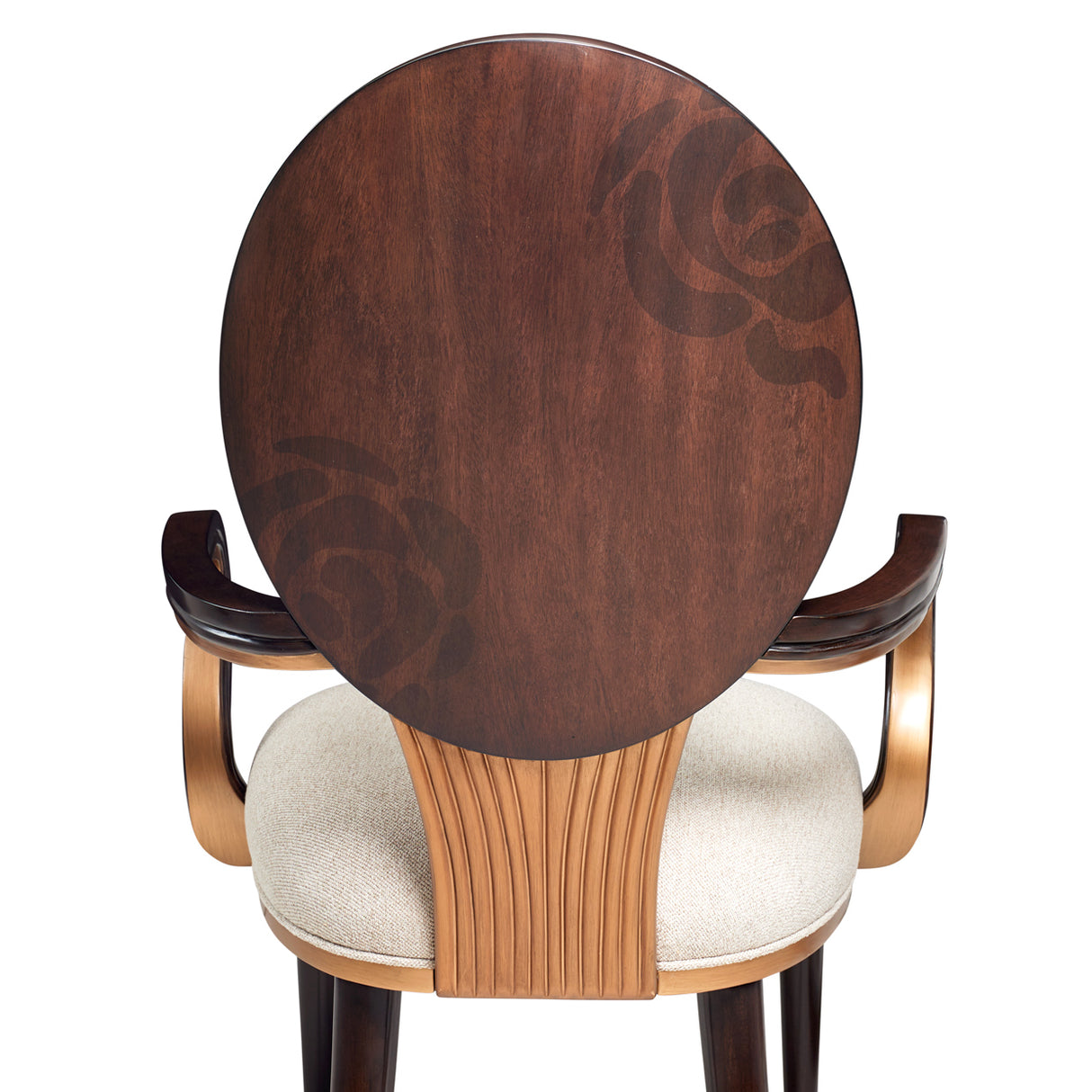 Camellia Field Pecan Warm Pecan Camellia Field Arm Chair Warm Pecan from Michael Amini - Luna Furniture