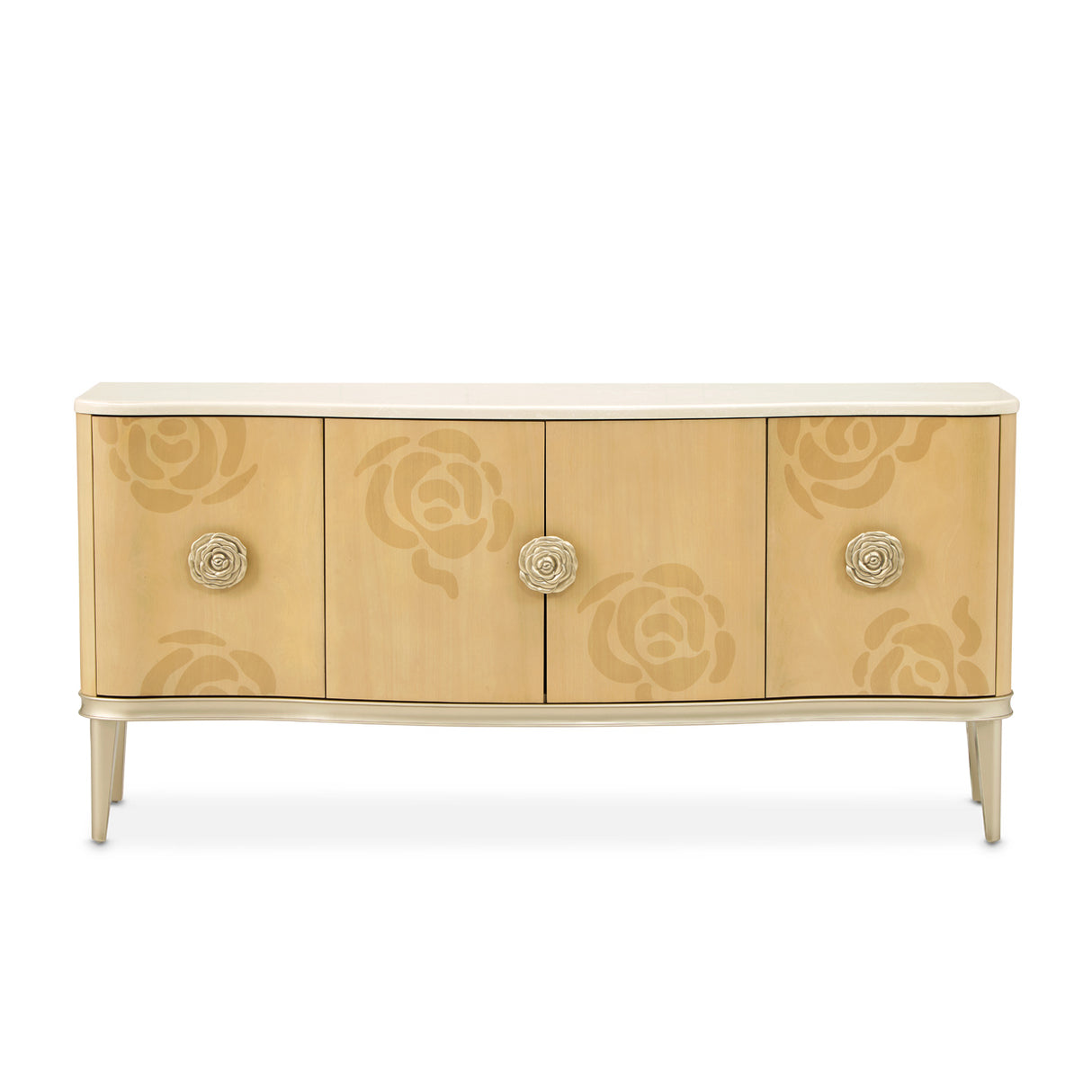 Camellia Field Caramel Sideboard from Michael Amini - Luna Furniture
