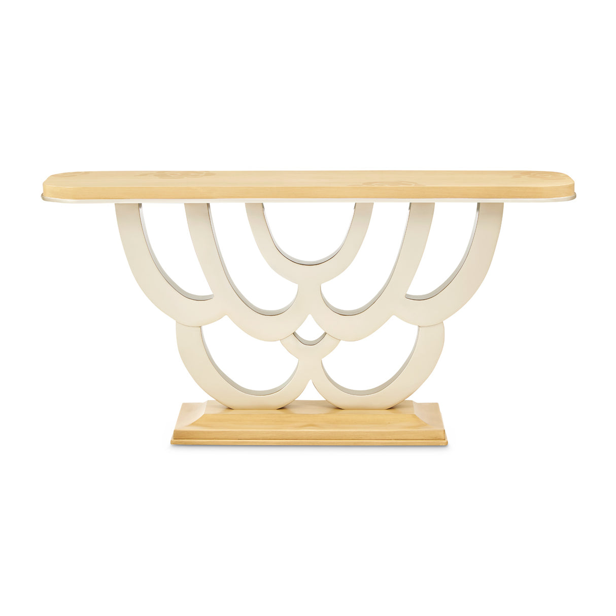 Camellia Field Caramel Console Table from Michael Amini - Luna Furniture