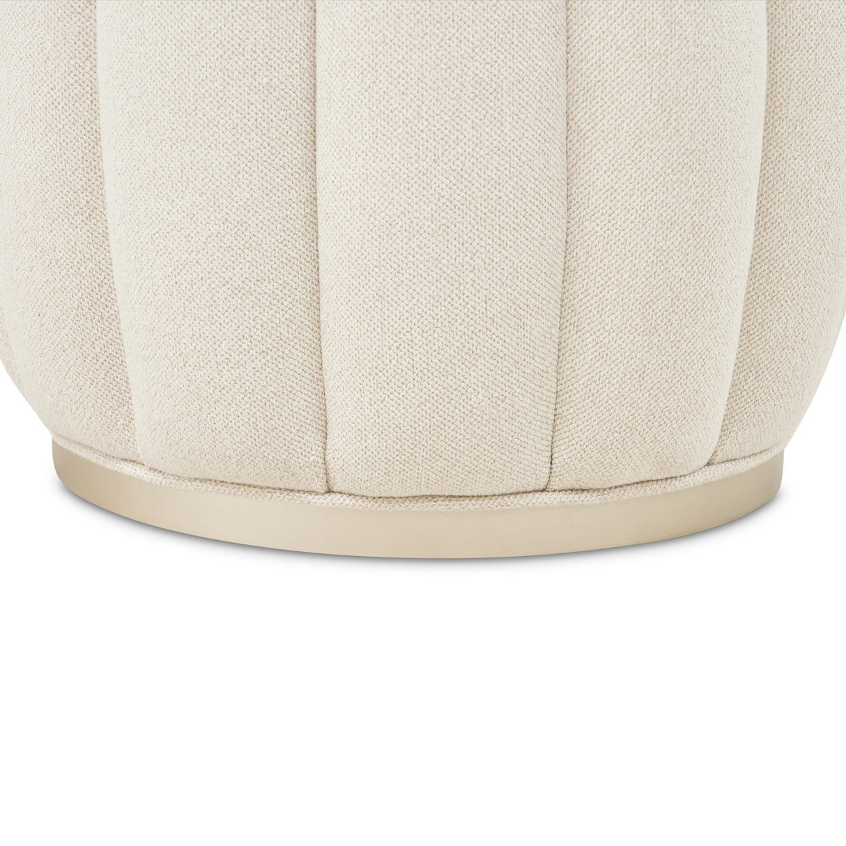 Camellia Field Caramel Round Accent Bench from Michael Amini - Luna Furniture