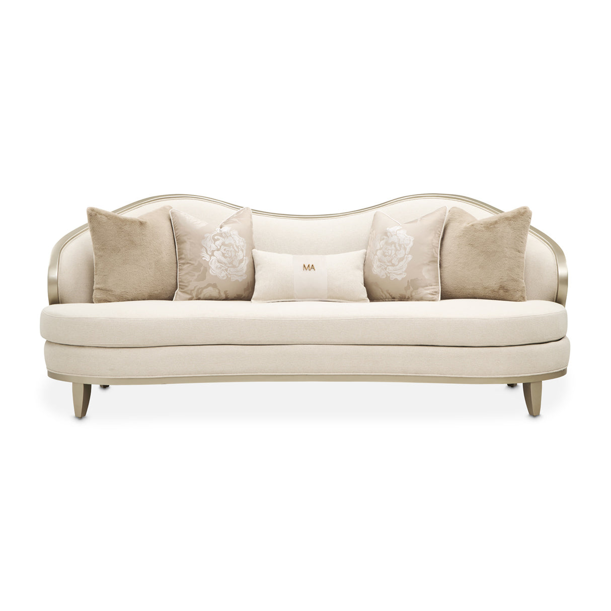 Camellia Field Caramel Sofa from Michael Amini - Luna Furniture