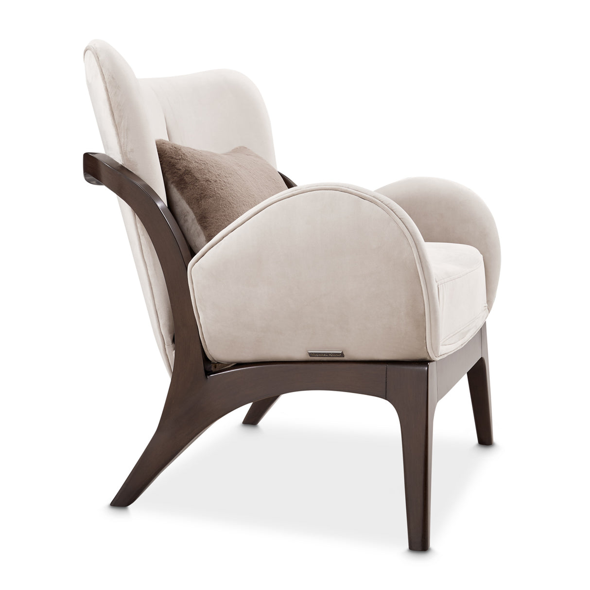 Camellia Field Pecan Warm Pecan Camellia Field Accent Chair Porchini Warm Pecan from Michael Amini - Luna Furniture