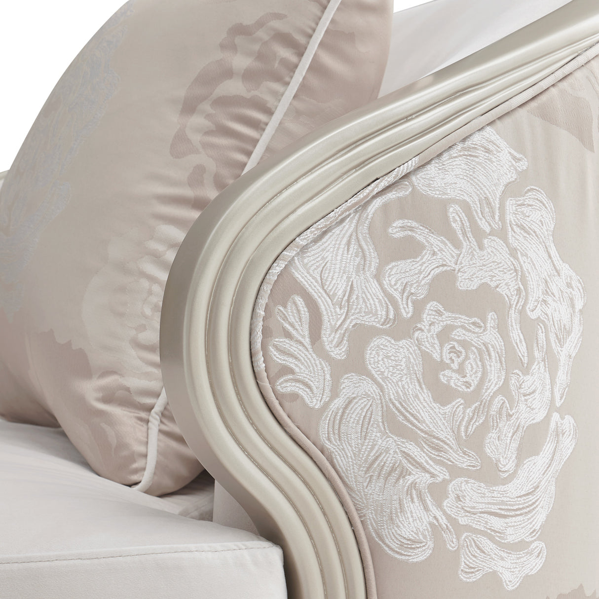 Camellia Field Caramel Camellia Field Matching Chair Cornsilk Caramel from Michael Amini - Luna Furniture