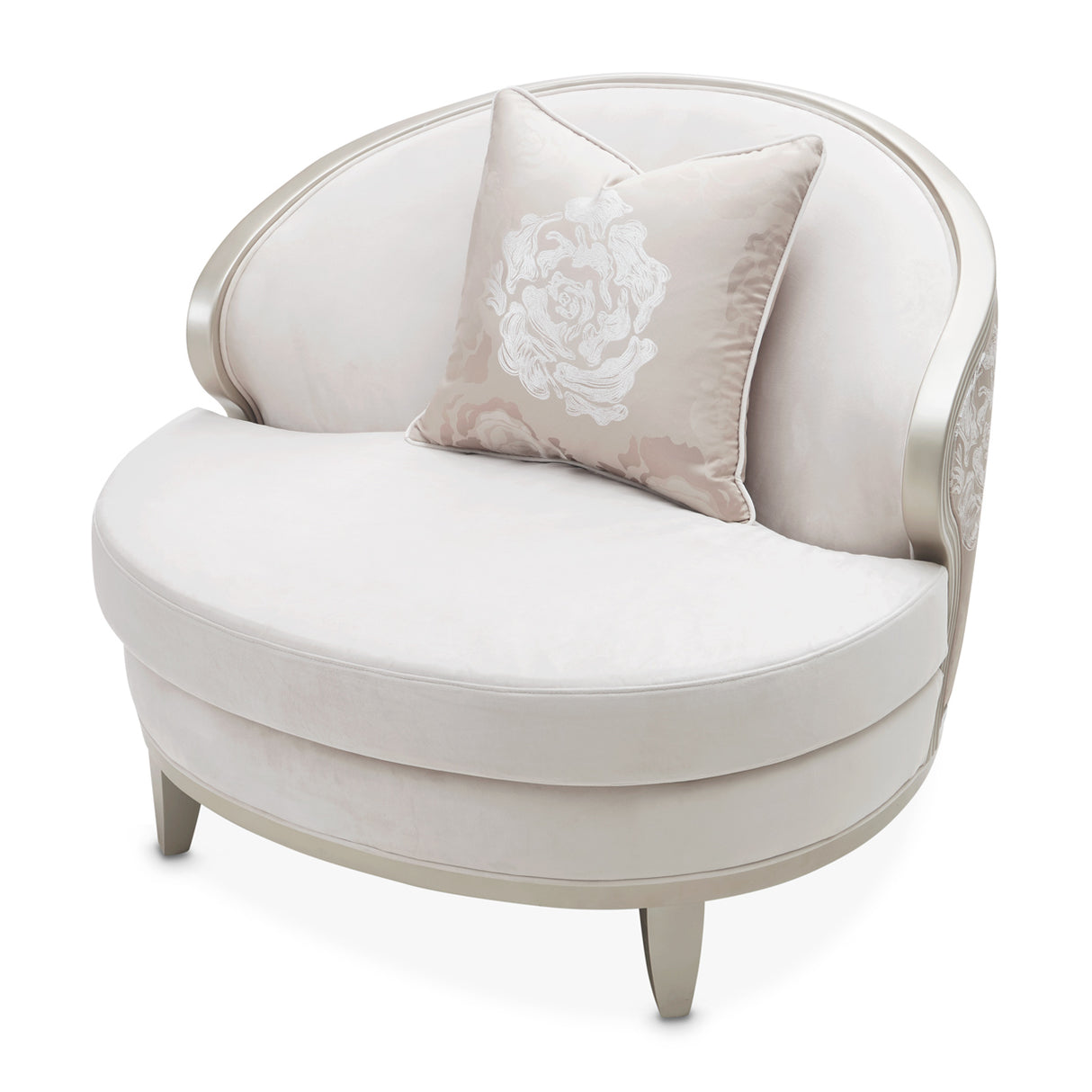 Camellia Field Caramel Camellia Field Matching Chair Cornsilk Caramel from Michael Amini - Luna Furniture