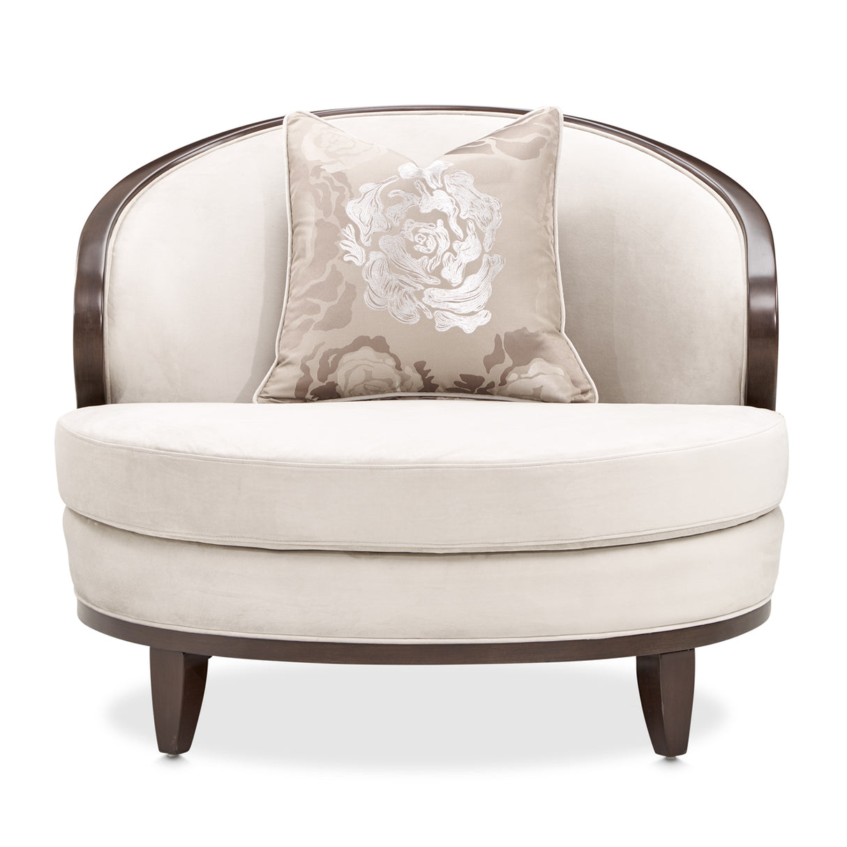 Camellia Field Pecan Warm Pecan Camellia Field Matching Chair Linen Warm Pecan from Michael Amini - Luna Furniture