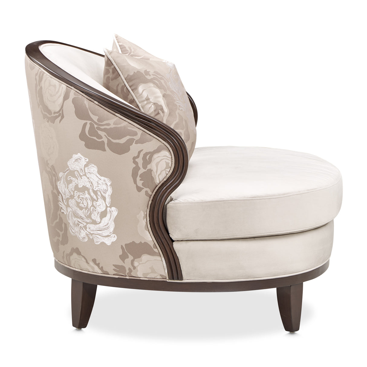 Camellia Field Pecan Warm Pecan Camellia Field Matching Chair Linen Warm Pecan from Michael Amini - Luna Furniture