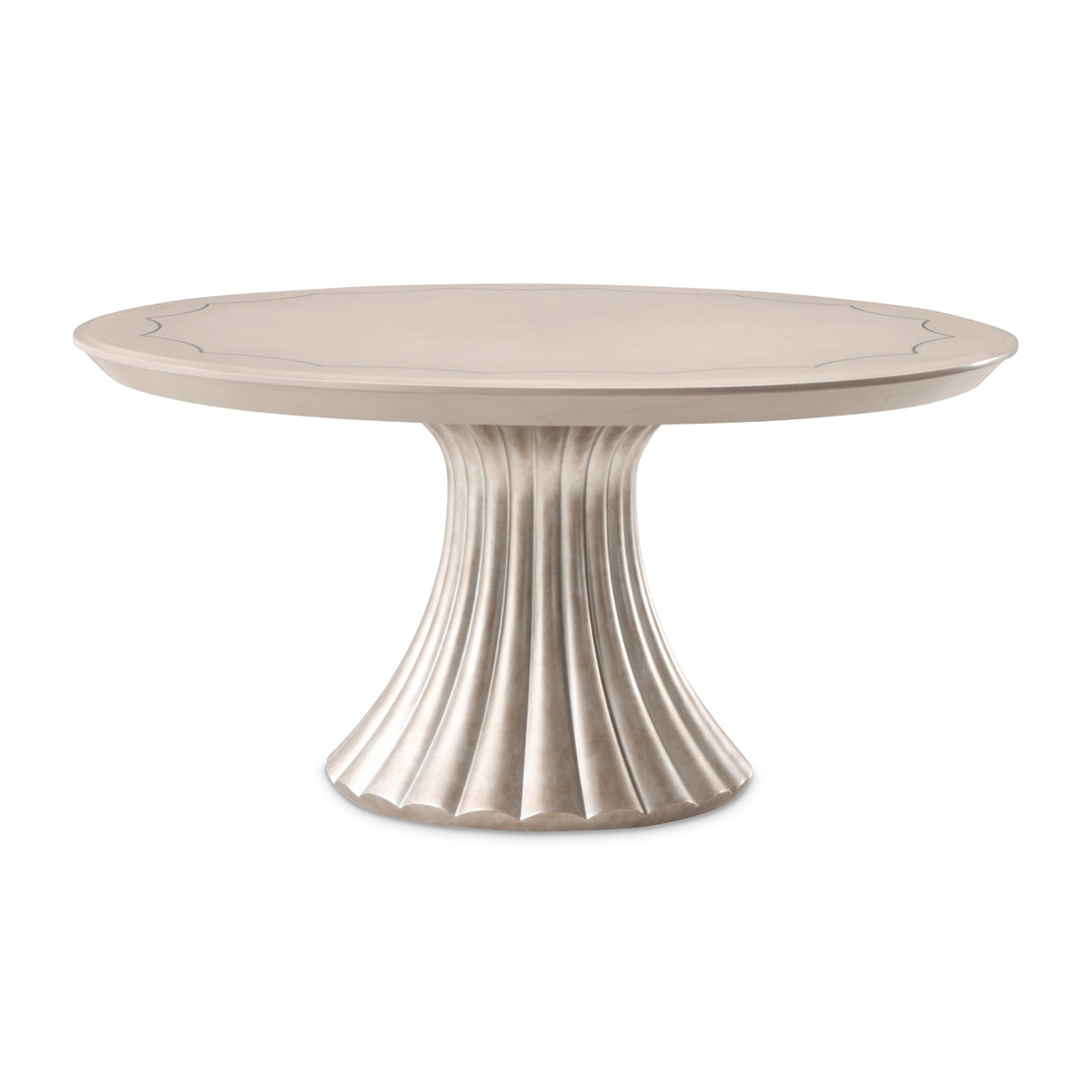 Fantosini Silver Mist Round Dining Table from Michael Amini - Luna Furniture