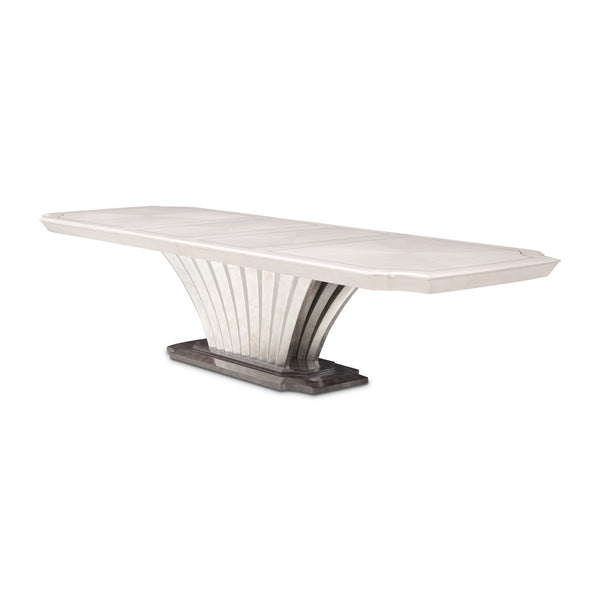 Fantosini Silver Mist Pedestal Dining Table