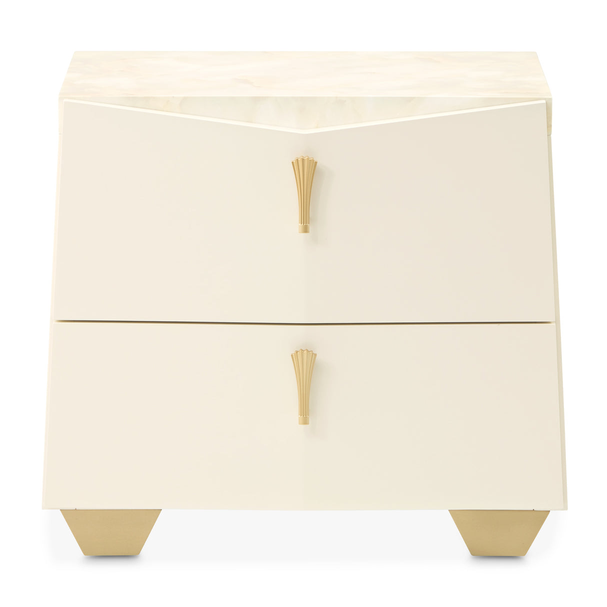 Fantosini Gold Creamy Pearl Nightstand from Michael Amini - Luna Furniture