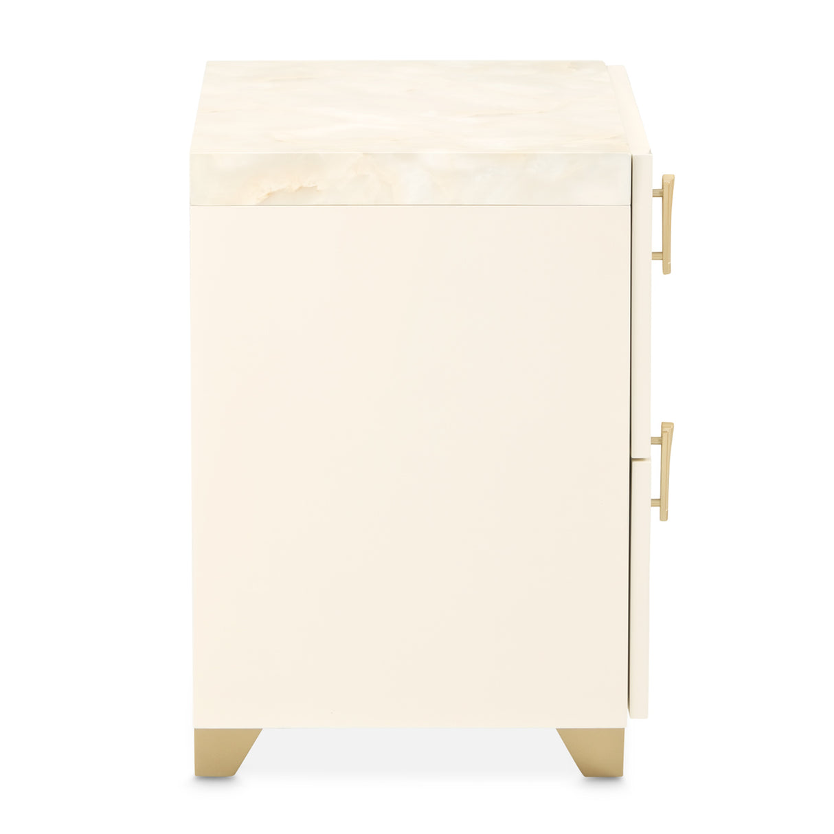 Fantosini Gold Creamy Pearl Nightstand from Michael Amini - Luna Furniture