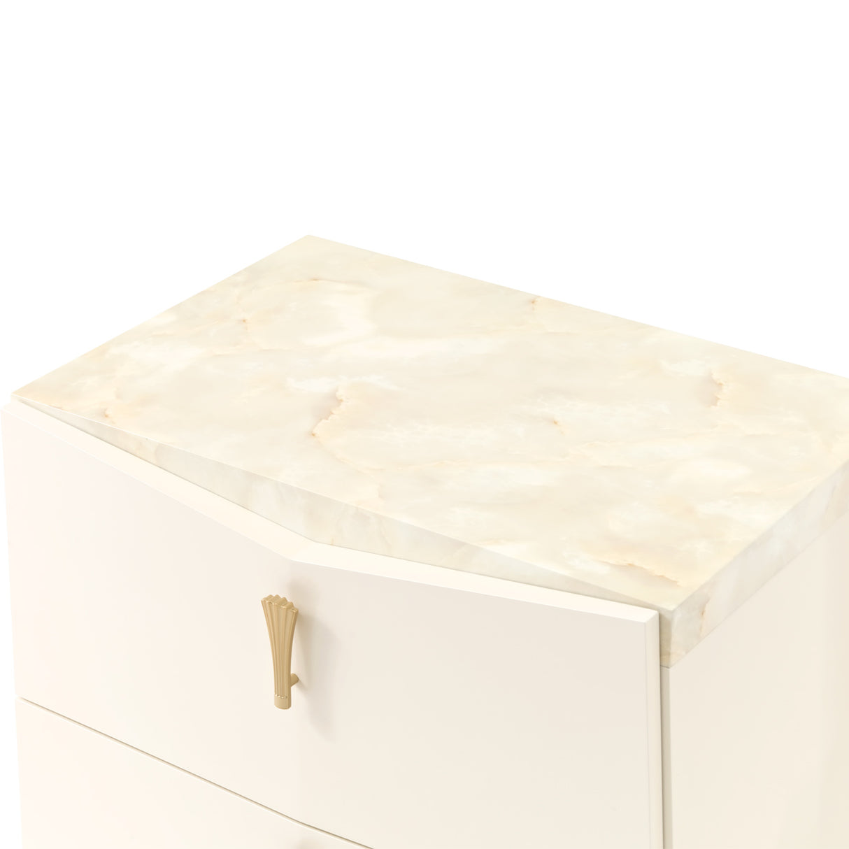 Fantosini Gold Creamy Pearl Nightstand from Michael Amini - Luna Furniture