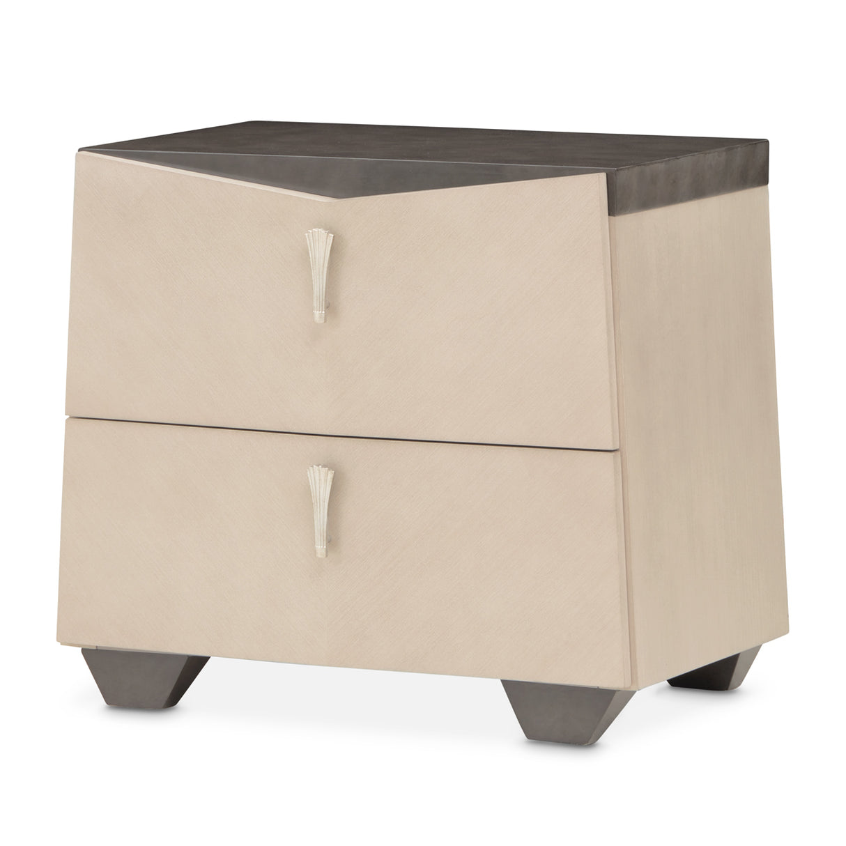 Fantosini Silver Mist Nightstand from Michael Amini - Luna Furniture