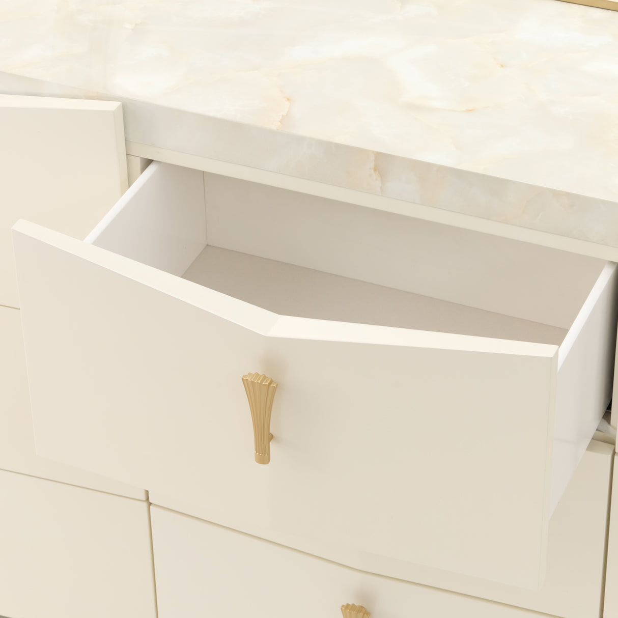 Fantosini Gold Creamy Pearl Dresser from Michael Amini - Luna Furniture