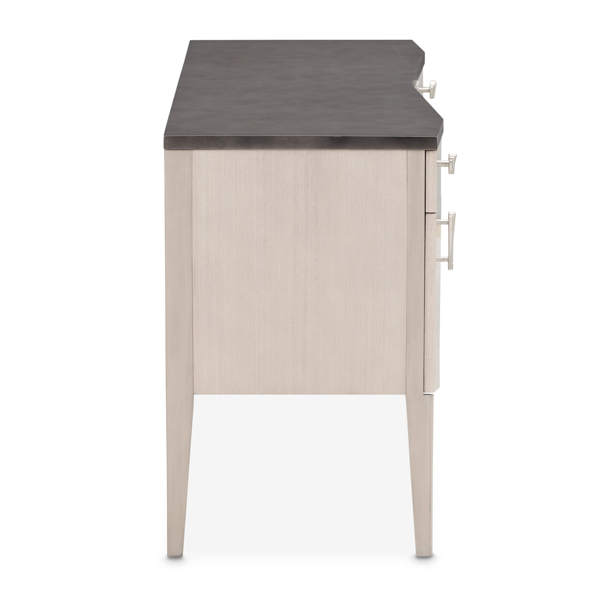 Fantosini Silver Mist Vanity Desk from Michael Amini - Luna Furniture