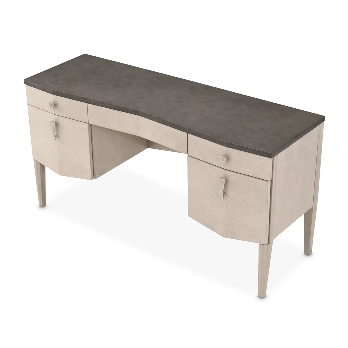 Fantosini Silver Mist Vanity Desk from Michael Amini - Luna Furniture