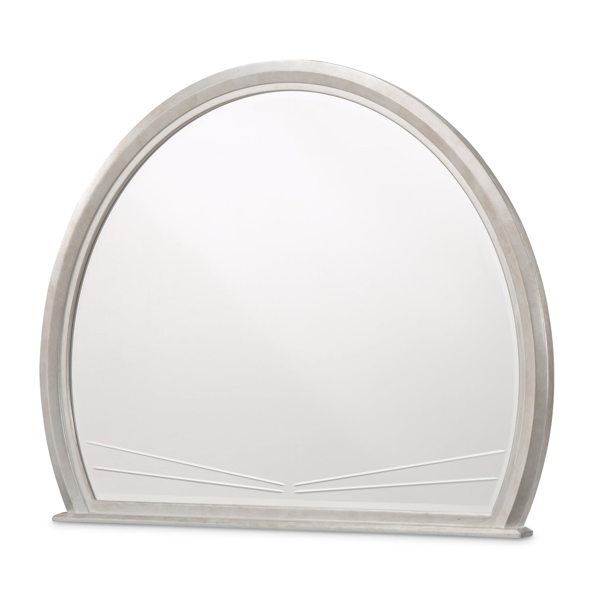 Fantosini Silver Leaf Round Dresser Mirror from Michael Amini - Luna Furniture
