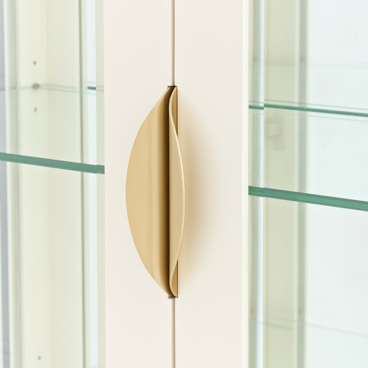 Fantosini Gold Creamy Pearl Display Cabinet from Michael Amini - Luna Furniture