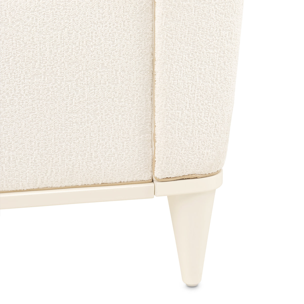 La Terrazza Creamy Pearl Upholstered Bed from Michael Amini - Luna Furniture